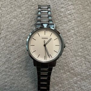 Fossil Womens Watch Silver Stainless Steel